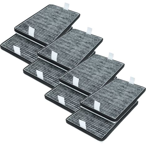vhbw 8x Activated Carbon Filter Replacement for Miele DKF 19-P, 11762560 for Extractor Hood (1/4)