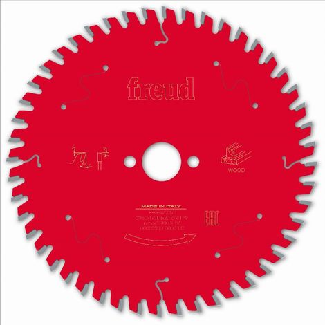 Hoja para sierra circular manual con cable / sin cable FREUD - Ø160 1,8/1,3 AL20 Z48 BA 5° - F03FS09677 -FR06W005H (1/2)