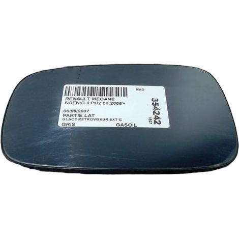 [PRODUIT D'OCCASION] Glace Retroviseur Exterieur G RENAULT Scenic II Ph2 2006- ♻️ Ref Oe. 7701054752 - Garantie à vie (1/3)