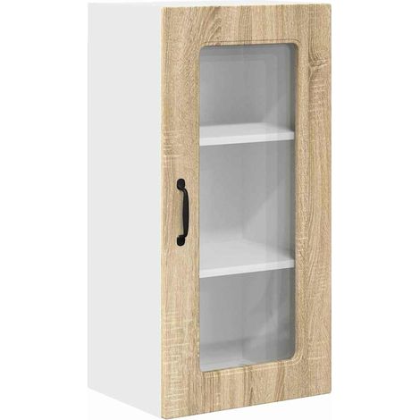 Meuble mural de cuisine,Armoire de cuisine avec porte Chêne Sonoma 40 x 31 x 80 cm CFW94439 (1/5)