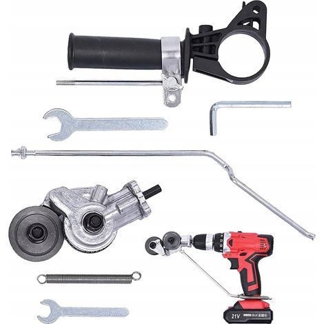 Bohrspitzenadapter zum Schneiden von Metall, Stahl und Blech