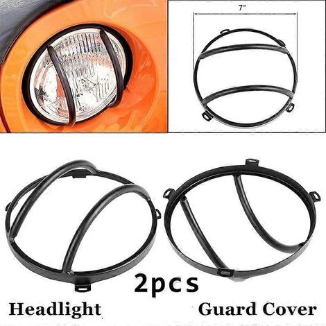 Caches compatibles avec les accessoires Jeep Wrangler JK, phares avant, feux arrière et clignotants avant de 7 pouces, compatibles avec Jeep-Perf (1/4)