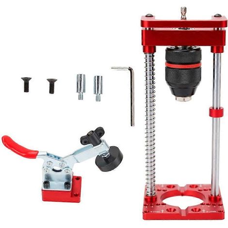 Support de perceuse électrique portative, support de fixation pour perceuse d'établi, gabarit de perçage pour charnière de 35 mm. (1/5)
