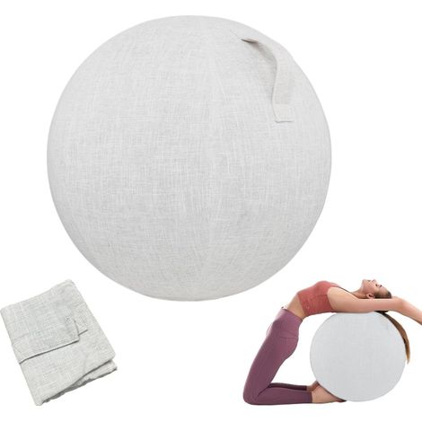Housse pour Ballon de Yoga,65cm Housse de Siège pour Ballon de Gymnastique Housse de Balle Déquilibre Durable Anti-Saleté pour Ballon de Fitness, Pilates, Yoga, Ballon D'équilibre