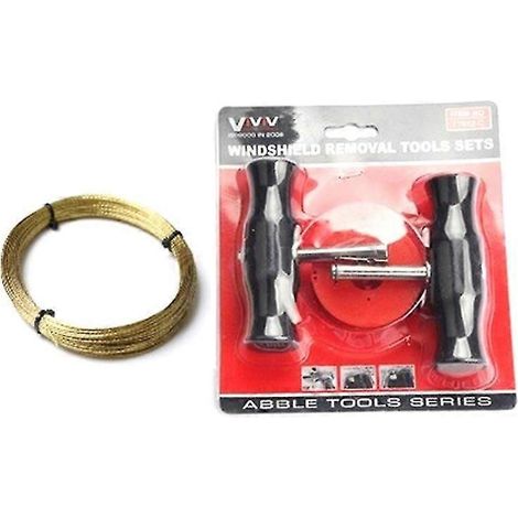 Kits de montage et démontage de pare-brise de voiture, fil de coupe pour verre et poignées (1/5)