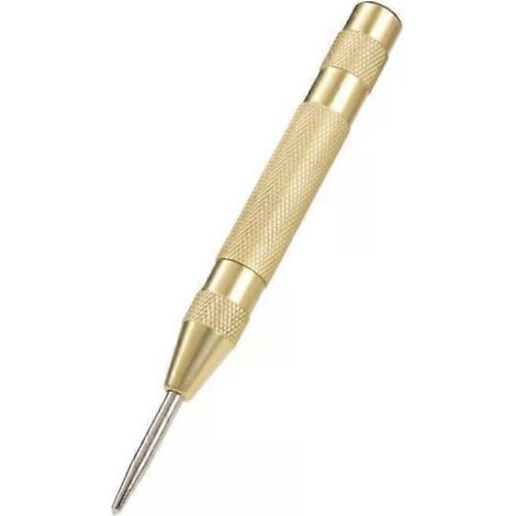 Poinçon automatique en laiton - Outil d'urgence pour vitres haute dureté (1/5)