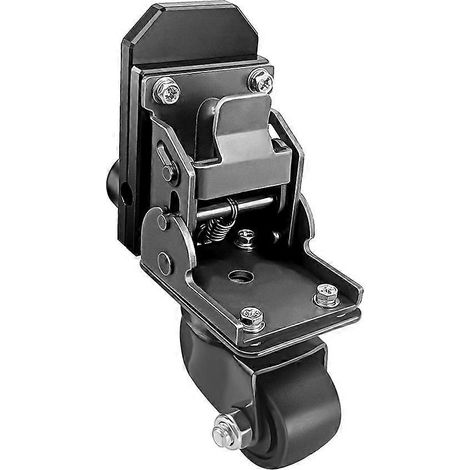 Acier construction front wheels caster roue kit fit pour milwaukee rolling boîte pour packout toolbox 200 lbs capacity (1/5)