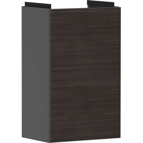 Meuble sous-vasque Xevolos E TA re 340x555x245mm, couleur gris-métal, finition Fr Ei (1/4)