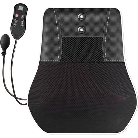 Magnetisches Massagekissen für Nacken, Schultern, Taille und Rücken. Airbag-Knetmassagegerät zur Unterstützung des Lendenbereichs zu Hause.
