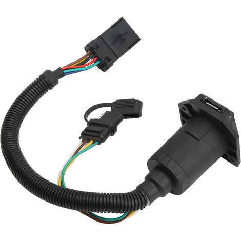 Faisceau de remorquage 7 broches et 4 broches, prise multifonction, câble de remorque 20135, compatible Dodge Ram 1500 2000-2008 (1/5)