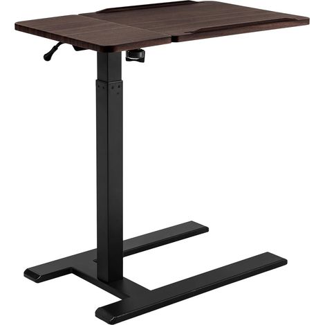SIHOO D01 Overbed Table - Height & Tilt Adjustable, Laptop Standing Desk with Wheels for Hospital & Home Use (1/5)