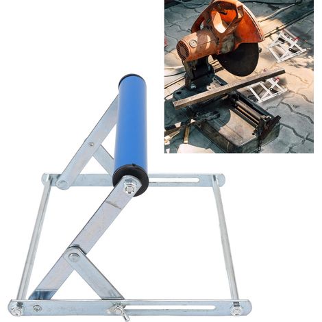 Support de machine de découpe en acier inoxydable à hauteur réglable, universel, portable et multifonctionnel. Hauteur réglable : 55 mm à 135 mm (2,17 à 5,31 pouces). Bleu. (1/5)