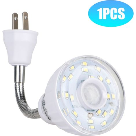 Ein 3-Watt-Nachtlicht mit automatischem Schalter, LED-Nachtlicht mit Bewegungssensor zum Einstecken, Nachtlicht für die Steckdose, geeignet für Schlafzimmer, Küche, Badezimmer, Kinderzimmer.