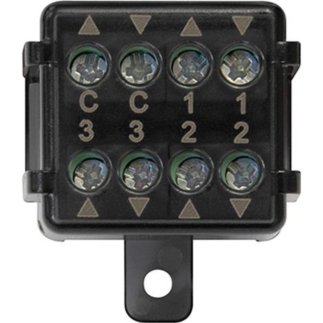 Vimar 03997 Modulo centrale tapparelle Quid, 2 ingr pulsante NO, 6 uscite per modulo relè tapparelle Quid 03996, installazione in scatole di derivazione o portafrutto (1/3)