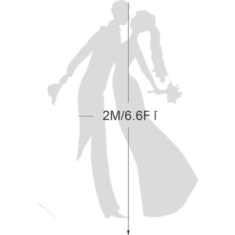 Support de toile, Installation facile, Polyvalent pour les événements, BLANC, 2M-a (1/2)
