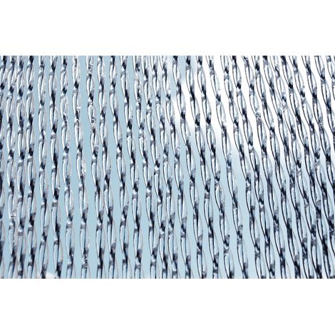 Türvorhang "Albi 1" 100 x 230 cm transparent/schwarz (1/3)