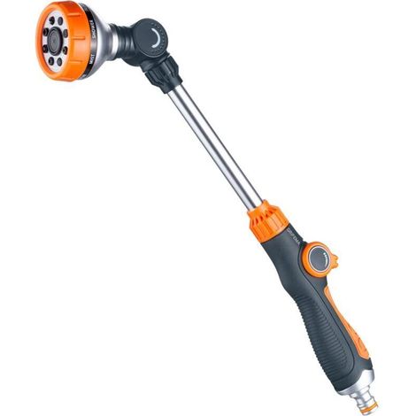 8 Adjustable Spray Patterns, Extended Spray Gun with Controllable Water Flow, Car Washing, Yard Cleaning, Garden Watering, Amazon Exclusive (1/5)