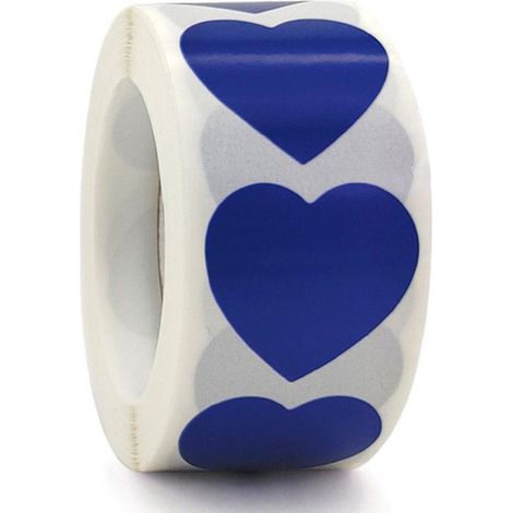 Etichette 2 rotoli (500 adesivi per rotolo) Adesivi a forma di cuore Autoadesivi Etichette a forma di cuore Piccoli adesivi colorati per matrimoni, Scr (1/5)