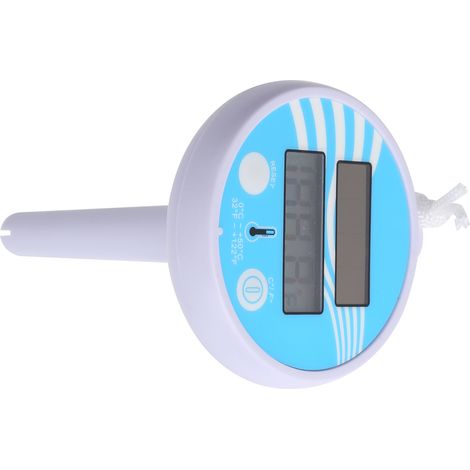Thermomètre flottant pour piscine avec écran LCD et recharge solaire (1/5)