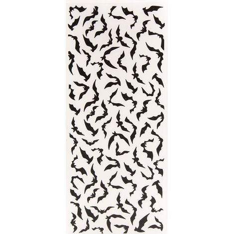 Embossing Folder - Halloween Bat Pattern - For Card Making Scrapbooking Paper Crafting - 1 Unit (1/5)