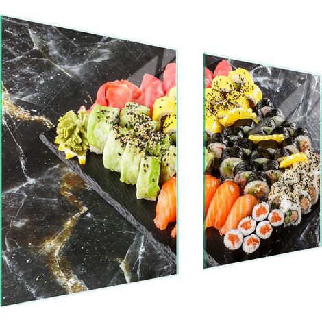 PLACA PROTECTORA DE VIDRIO PARA ESTUFA 85x52 SUSHI (1/5)