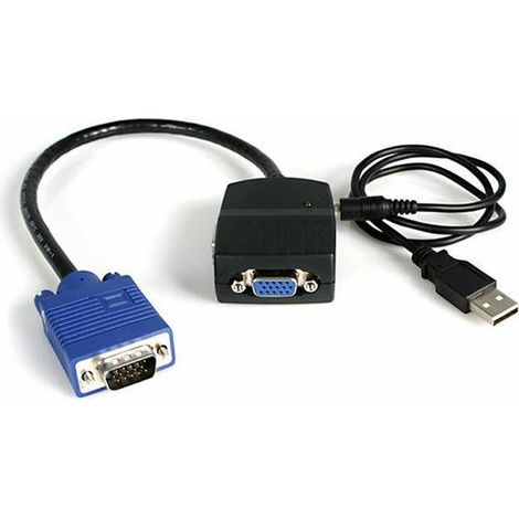 DIVISOR SPLITTER VGA 2 PUERTOS (1/4)