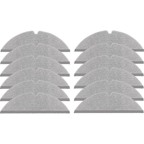 Lot de 12 lingettes de rechange pour balai Dreame D20 Plus / Dreame D20 : outil de nettoyage hygiénique pour sols et maison. (1/5)