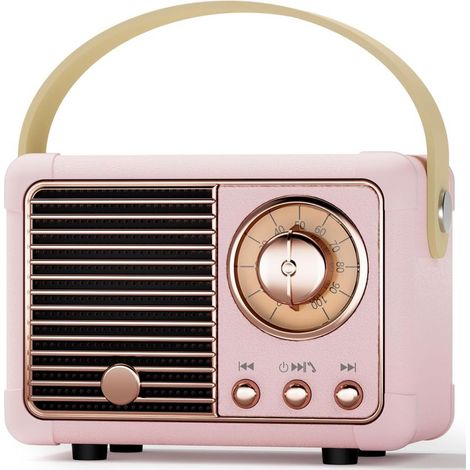(Rose)Enceinte Portable Bluetooth Cadeau Fille 10 Ans Kawaii Deco Chambre Hautparleurs Bluetooth sans Fil Cadeau Femme Anniversaire Ado Fille et Femme Ideal Décoration Maison Chambre Bureau (1/3)