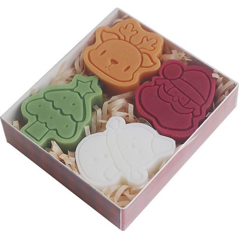 Bougie Parfumée - Bonhomme De Neige - Décoration De Noël - Lot De Bougies Cadeau - 1 Pièce (1/5)