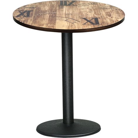 Table de bistrot 70 x 70 x 75cm pour meuble de cuisine et salle à manger (1/5)