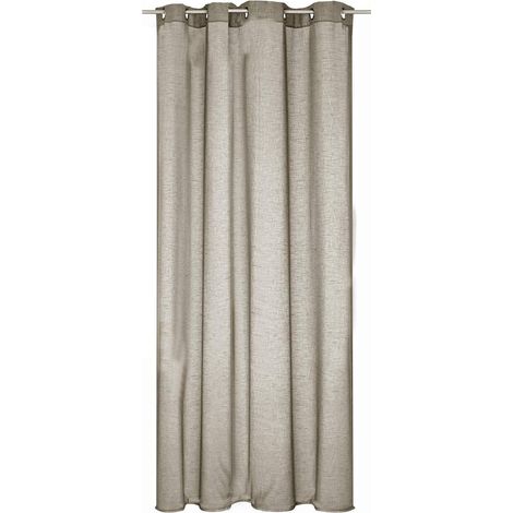 JEMIDI Tenda traslucida, 140 x 245 cm - Colore sabbia