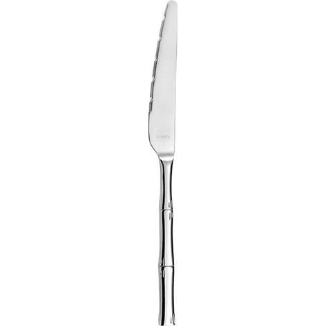 6 x couteaux de table BAMBOU - Inox 18/0 - 23cm - Amefa