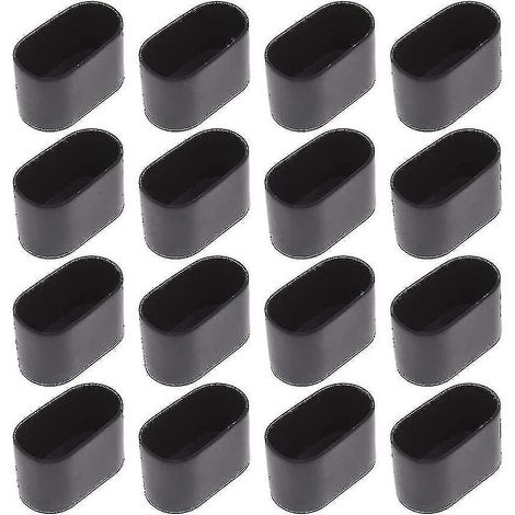 30 embouts ovales pour pieds de table et de chaise, 15 x 30 mm (1/4)