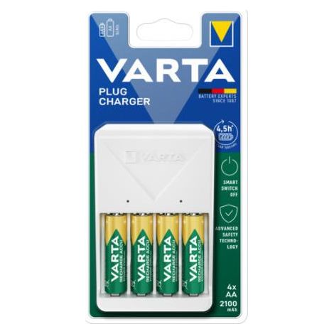 Varta 57657 101 451 Akkuladegerät Haushaltsbatterie AC