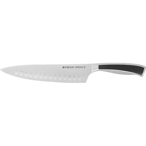 Premium-Kochmesser mit Prägung, 20 cm, AMBITION