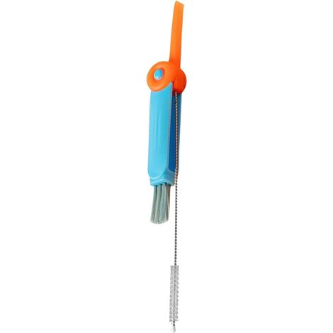 Brosse de nettoyage de couvercle, brosse de nettoyage de couvercle de tasse, Brosse multifonctionnelle pour couvercle de bouteille, Brosse de nettoyage de couvercle de tasse Portable, brosse de nettoy (1/5)