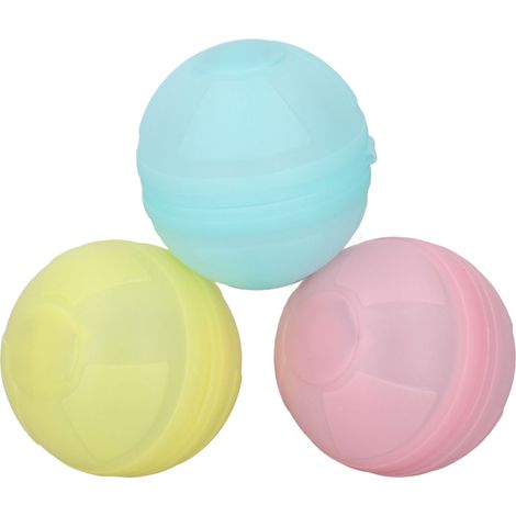Lot de 4 balles à remplir d'eau lumineuses, souples et auto-scellantes pour enfants et adultes (1/5)