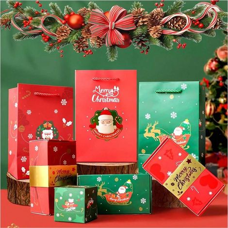 Coffret Cadeau Surprise - Boîte à Argent Pop-Up, Coffret Explosif pour Billet, Édition Noël, Boîte Surprise Festive, Lot de 10 Boîtes Cadeau Noël (1/5)