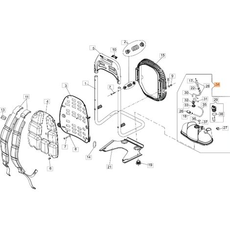 Vaporisateur à réservoir modèles MB900 ORIGINAL EMAK CFI0G40712