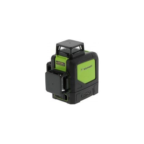 Niveau laser 3 lignes vertes 360° – Autonomie 4h – Étanchéité IP54 – Portée 30m – Précision ±3mm/10m – Fixation trépied – Wilmart