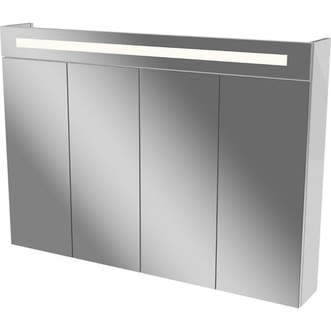 FACKELMANN Spiegelschrank Twindy - weiß (1/6)