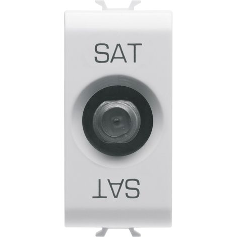 PR. TV/SAT 1M DIR. CONNEC. F-F BL. SAT. GEWISS GW15371