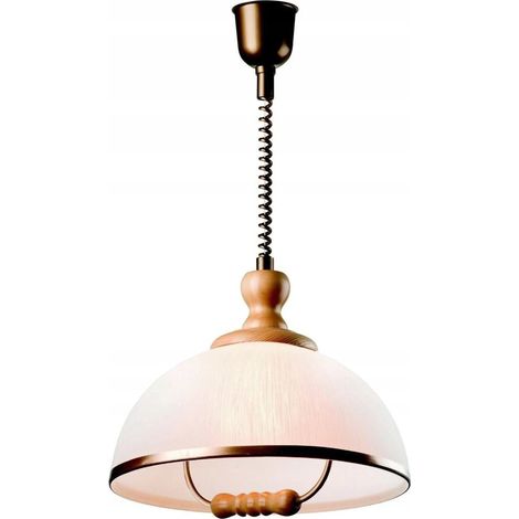 Lamkur Ramona 47942 Lámpara Colgante Blanca 30 cm