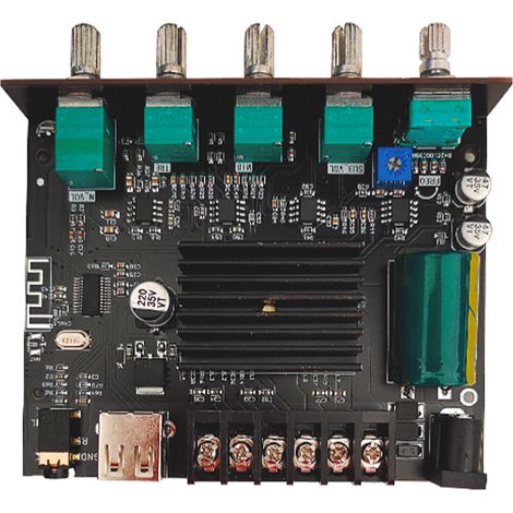 Module amplificateur audio Bluetooth TWS 2.1 canaux stéréo subwoofer ampli stéréo (1/5)