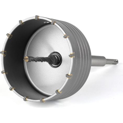 Sega a tazza per calcestruzzo da 115 mm, punte circolari per trapano, sega a tazza, per calcestruzzo, cemento, muro di mattoni, muratura in pietra (1/4)