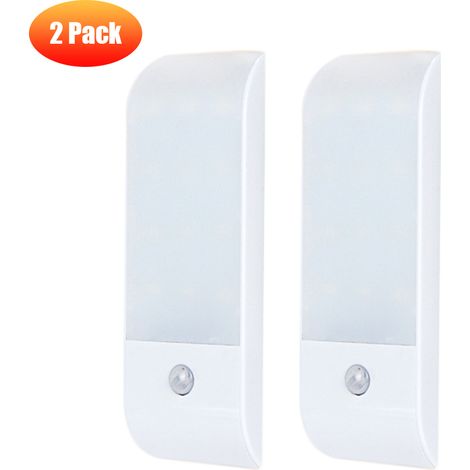 Lampée armoire LED 12 SMD2835 DC5V 1W capteur mouvement PIR mode auto/on/off 3m 120° USB rechargeable 600mAh pour chambre dressing placard (1/4)