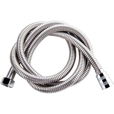 Tuyau de douche 2 m en acier inoxydable 79 pouces extra long tuyau de douche chrome tuyau de douche de remplacement (1/5)