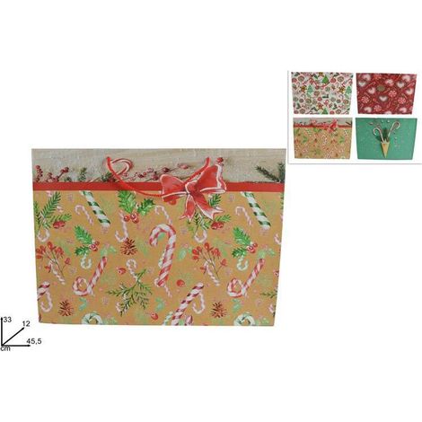 BUSTA REGALO LECCA LECCA 4 ASS 45.5X33X12CM PREZZO CADUNO
