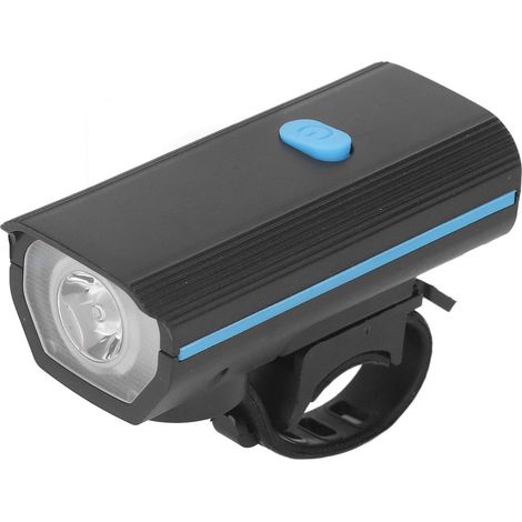 Phare de vélo rechargeable par USB, sûr, étanche, à LED lumineuse avec haut-parleur de 120 dB pour le cyclisme en extérieur (1/5)