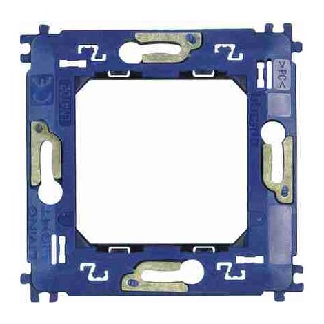 BTILN4702 Supporto 2 moduli per placche quadre LNA4802.. Livinglight - fissaggio con viti